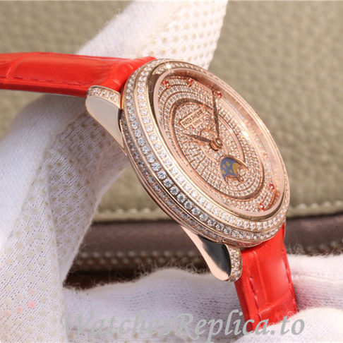 Patek Philippe Replica Complications 4968 Leather strap 33.3MM - WatchesReplica.is