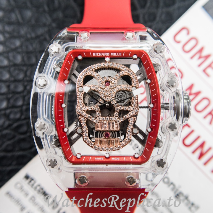 Richard Mille Replica RM052 Rubber strap 50MM - WatchesReplica.is