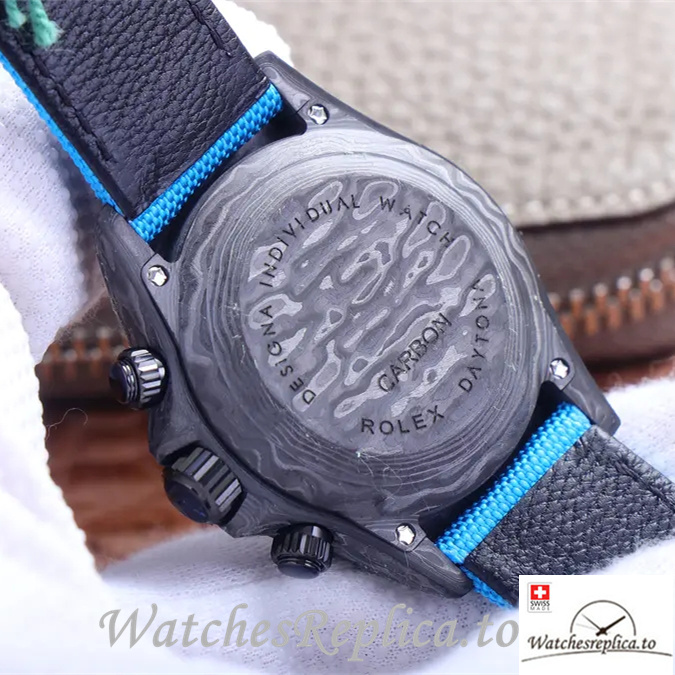 Swiss Rolex Daytona Replica Canvas strap 40MM - WatchesReplica.is