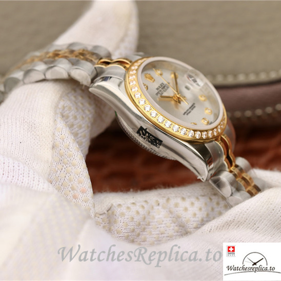 Swiss Rolex Datejust 279383RBR Stainless steel strap 28MM - WatchesReplica.is