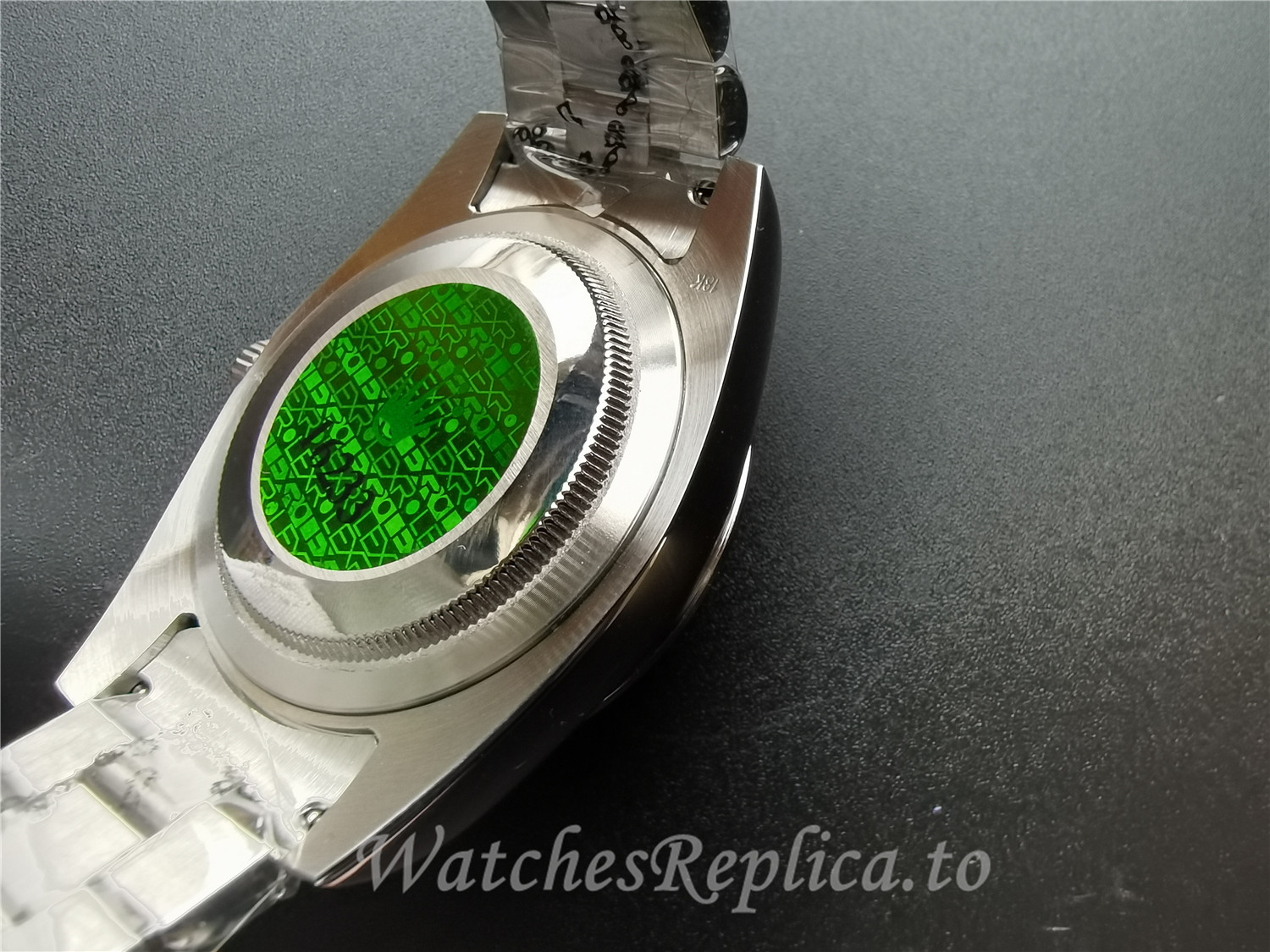 Swiss Rolex Day Date Replica 228206 001 Stainless Steel Strap 40MM - WatchesReplica.is