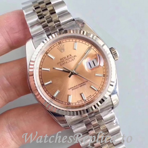 Swiss Rolex Datejust Replica 116234 Stainless steel strap 36MM - WatchesReplica.is