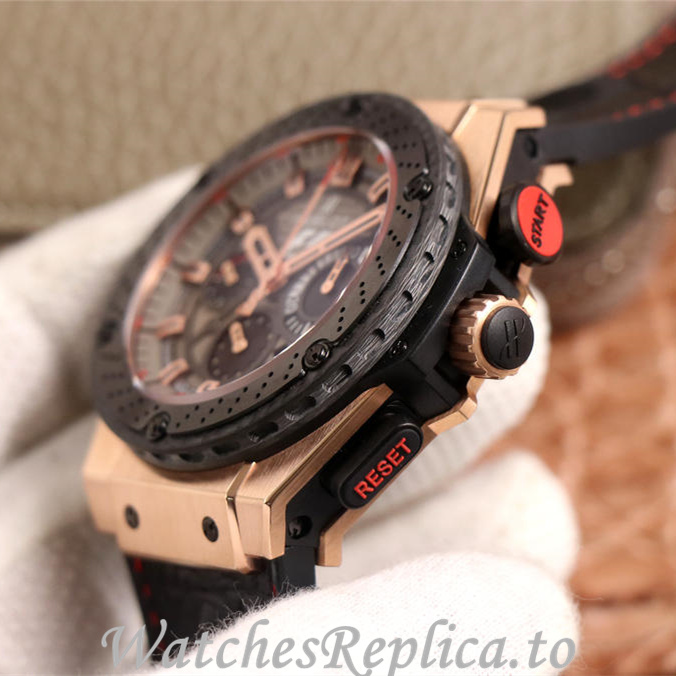 Hublot Replica King Power F1 Leather strap 48MM - WatchesReplica.is