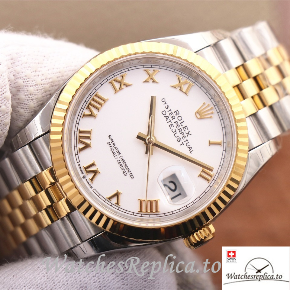 Swiss Rolex Datejust Replica 126233 Stainless steel strap 36MM - WatchesReplica.is