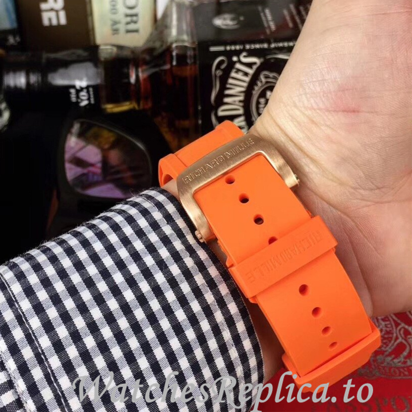 Richard Mille Replica RM055 Rubber strap 50MM - WatchesReplica.is
