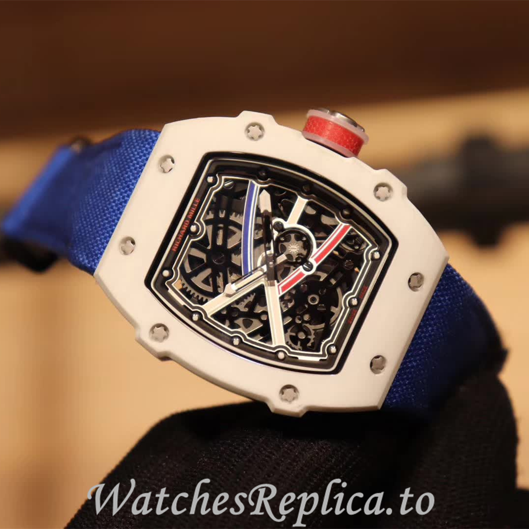 Richard Mille Replica RM67-02 Canvas strap 38.70x47.52MM - WatchesReplica.is