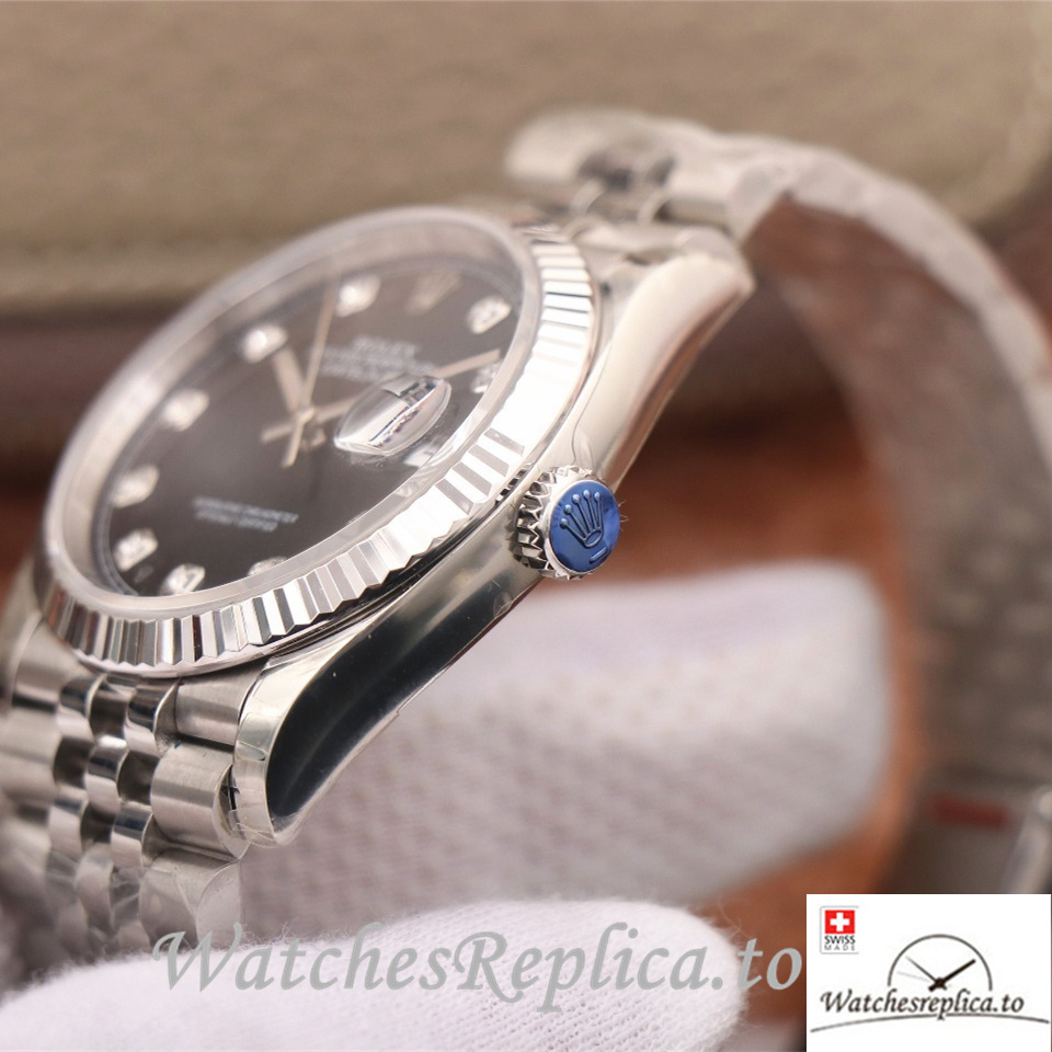 Swiss Rolex Datejust Replica 126233 Stainless steel strap 36MM - WatchesReplica.is
