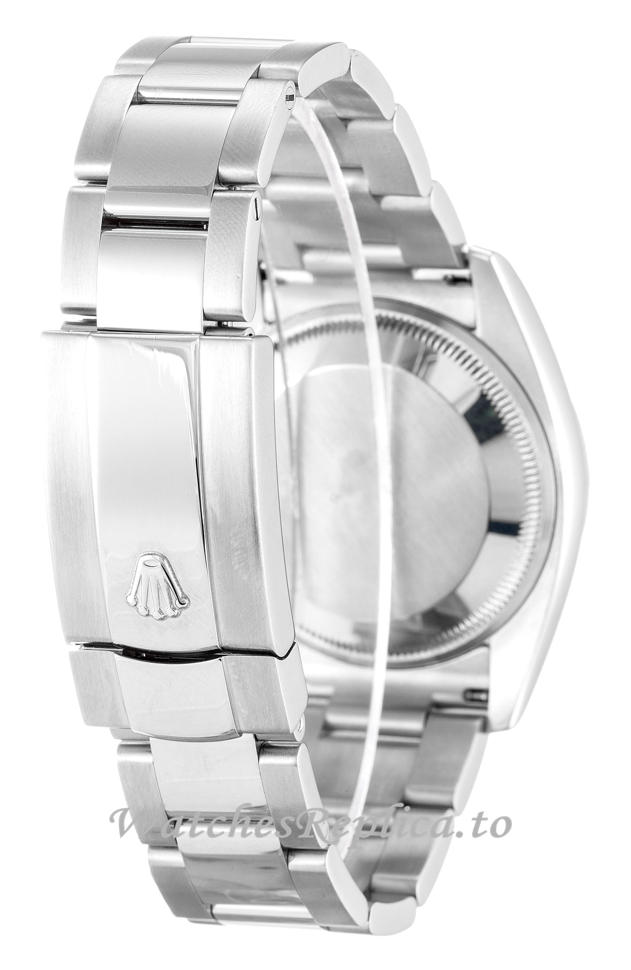 Rolex Oyster Perpetual Date White Dial 115210-34 MM - WatchesReplica.is
