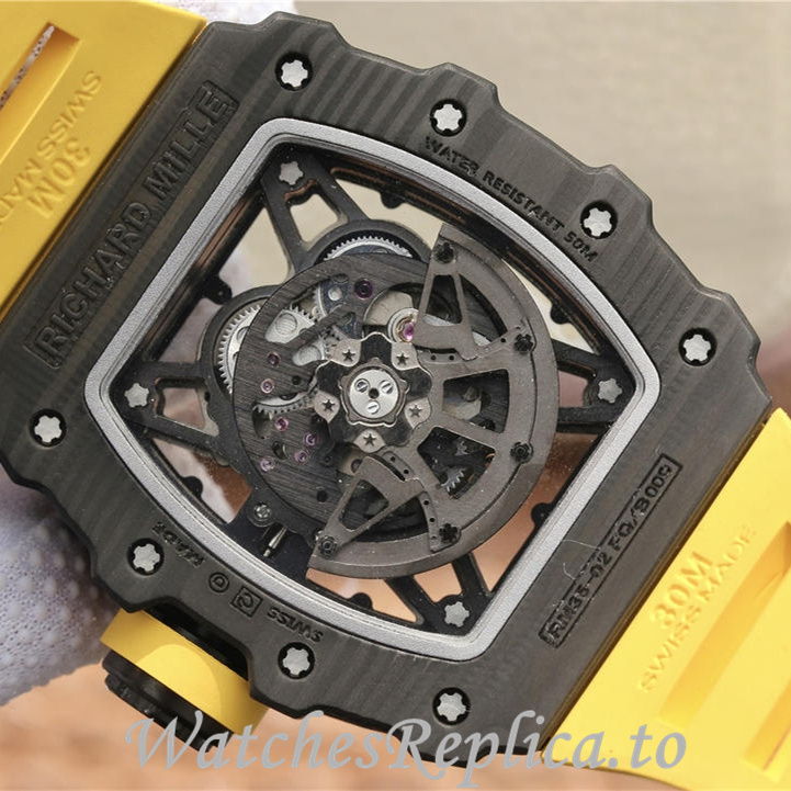 Richard Mille Replica RM035-02 Rubber strap 50MM - WatchesReplica.is