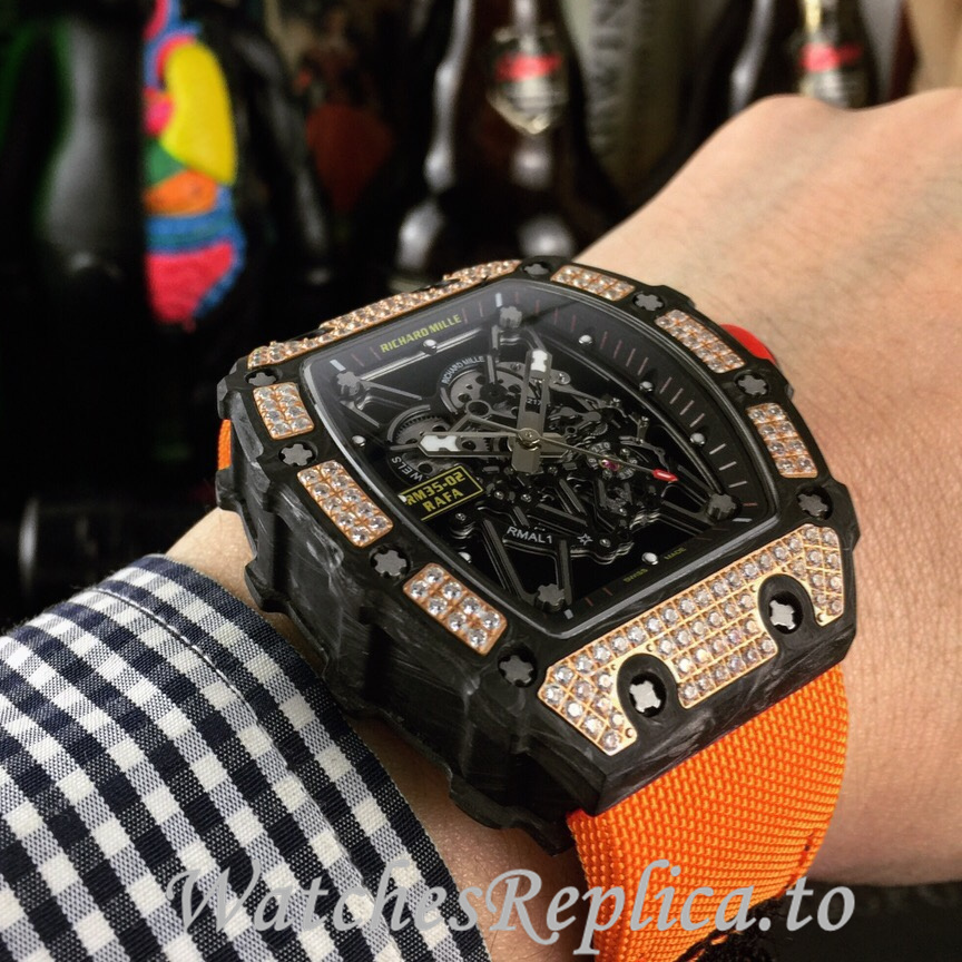 Richard Mille Replica RM035-02 Canvas strap 50MM - WatchesReplica.is