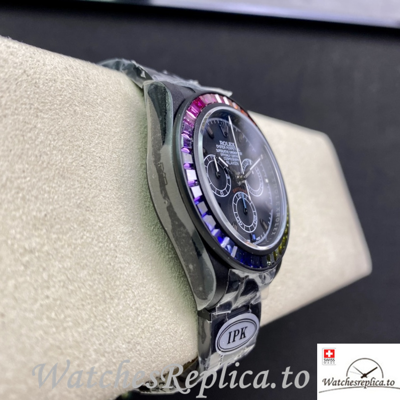 Swiss Rolex Daytona 116598RBOW Replica Stainless steel strap 40MM - WatchesReplica.is