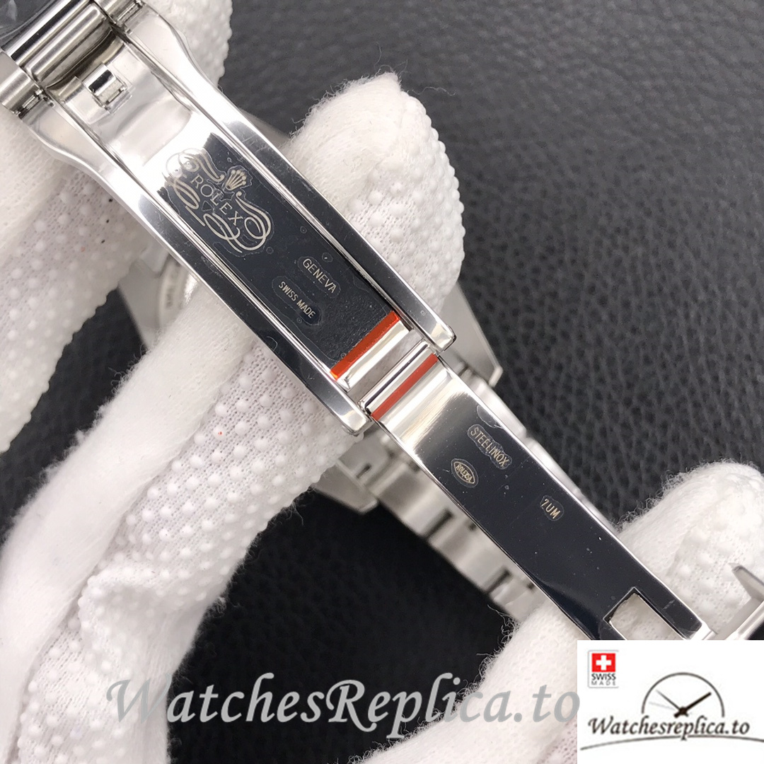 Swiss Rolex Milgauss Replica Stainless steel strap 40MM Blue Dial - WatchesReplica.is