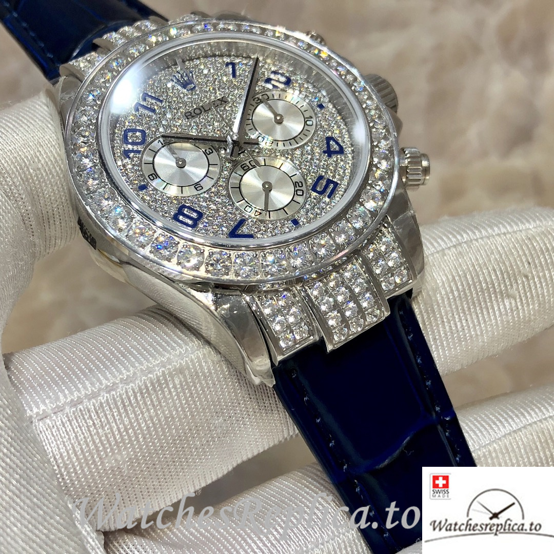 Swiss Rolex Daytona 116599 Replica Leather strap 40MM - WatchesReplica.is
