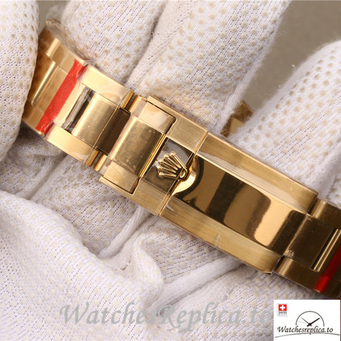 Swiss Rolex Daytona 116508 Yellow Gold strap 40MM - WatchesReplica.is