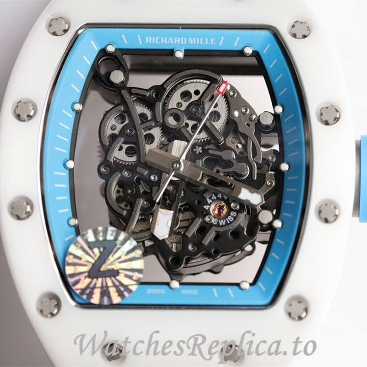 Richard Mille Replica RM055 Rubber strap 50MM - WatchesReplica.is