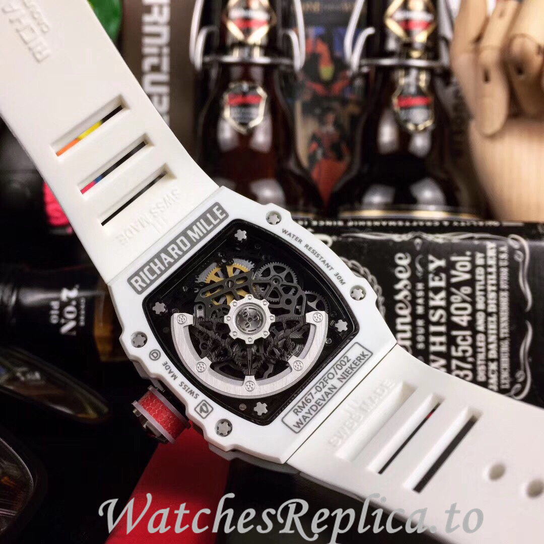 Richard Mille Replica RM67-02 Rubber strap 38.70x47.52MM - WatchesReplica.is