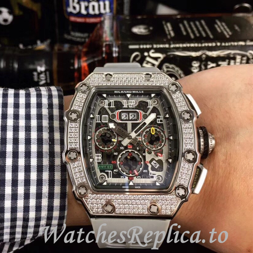 Richard Mille Replica RM11-03 Rubber strap 50MM - WatchesReplica.is