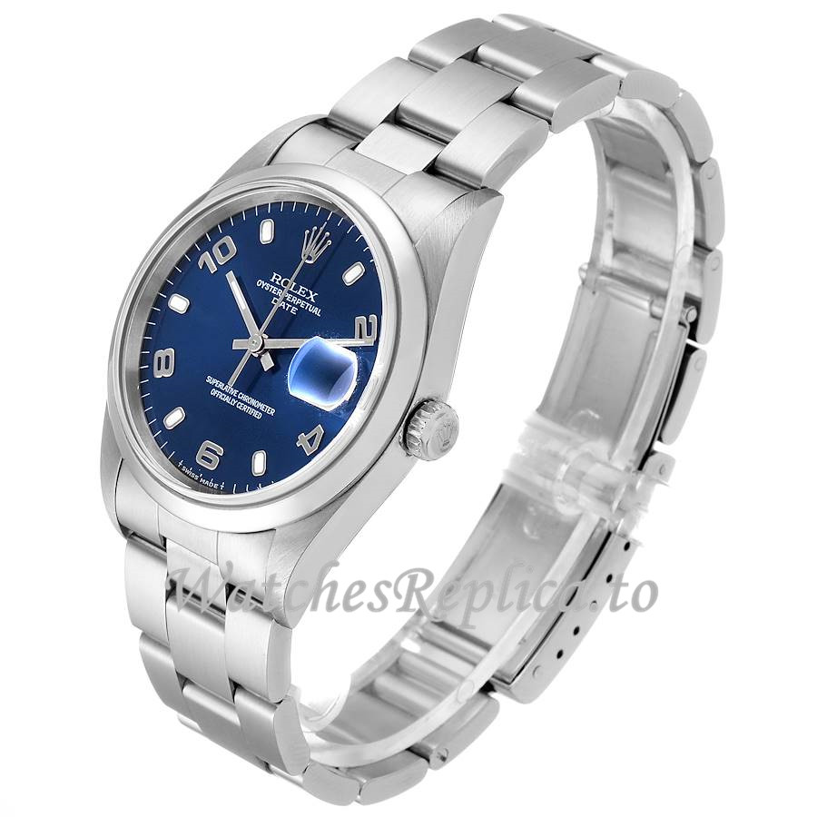 Replica Rolex Day Date Blue Dial 15200 - WatchesReplica.is