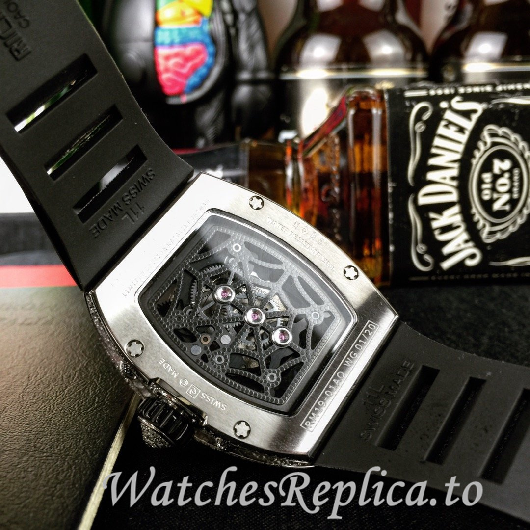 Richard Mille Replica RM19-01 Rubber strap 50MM - WatchesReplica.is