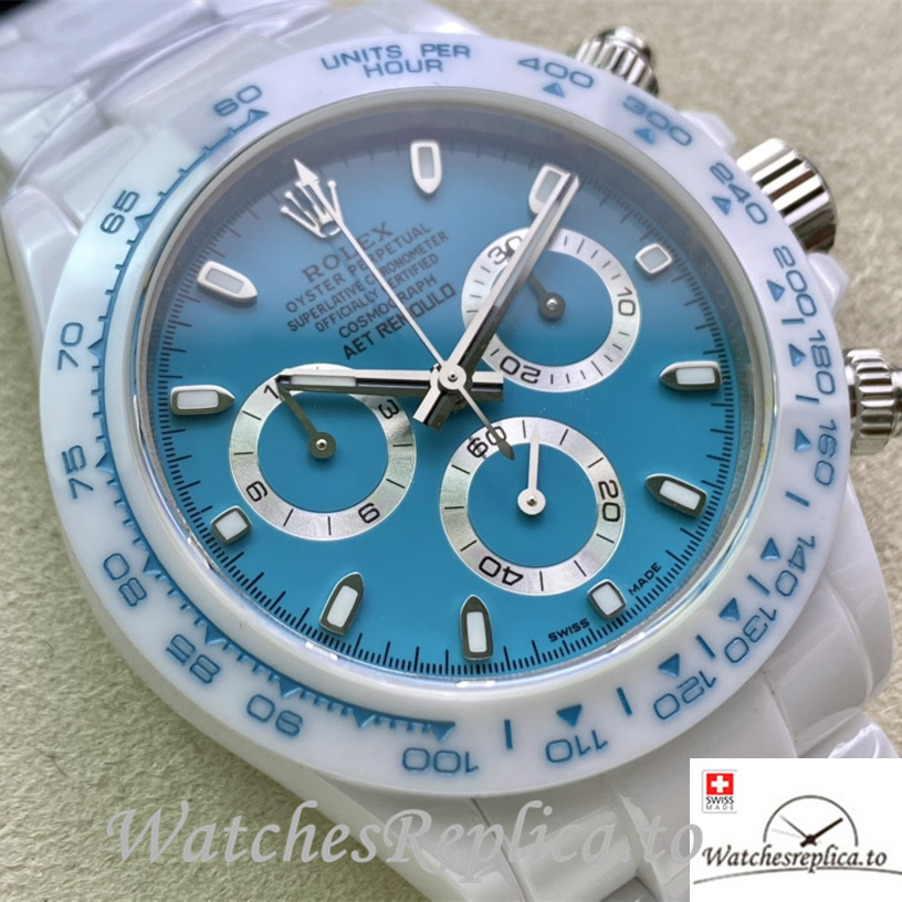 Swiss Rolex Daytona Replica Ceramics strap 40MM - WatchesReplica.is