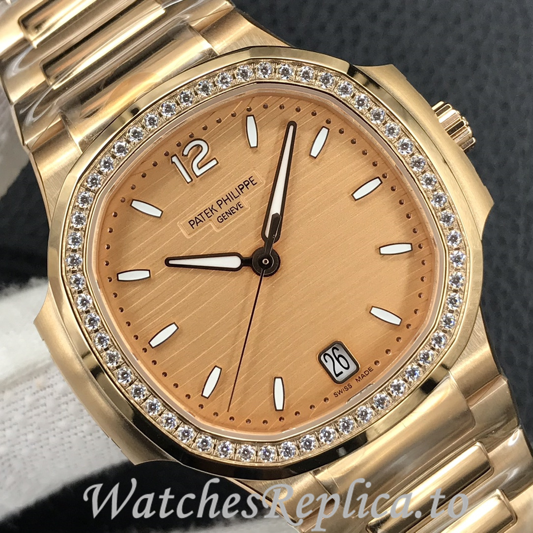 Patek Philippe Replica Nautilus 7118 Stainless steel strap 34MM - WatchesReplica.is