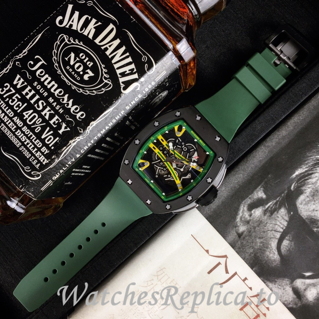 Richard Mille Replica RM61-01 Rubber strap 50MM - WatchesReplica.is