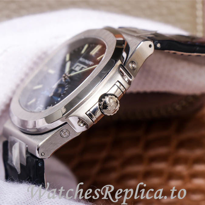 Patek Philippe Replica Nautilus 5726 Leather strap 40.5MM - WatchesReplica.is