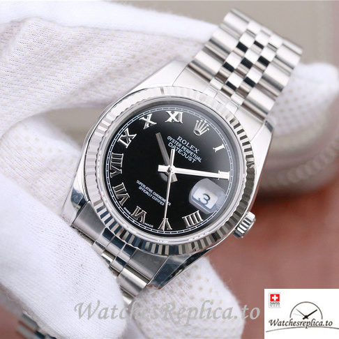 Swiss Rolex Datejust Replica 116234-0086 Stainless steel strap strap 36MM - WatchesReplica.is
