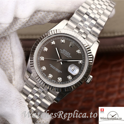Swiss Rolex Datejust 126334 Stainless steel strap 41MM - WatchesReplica.is