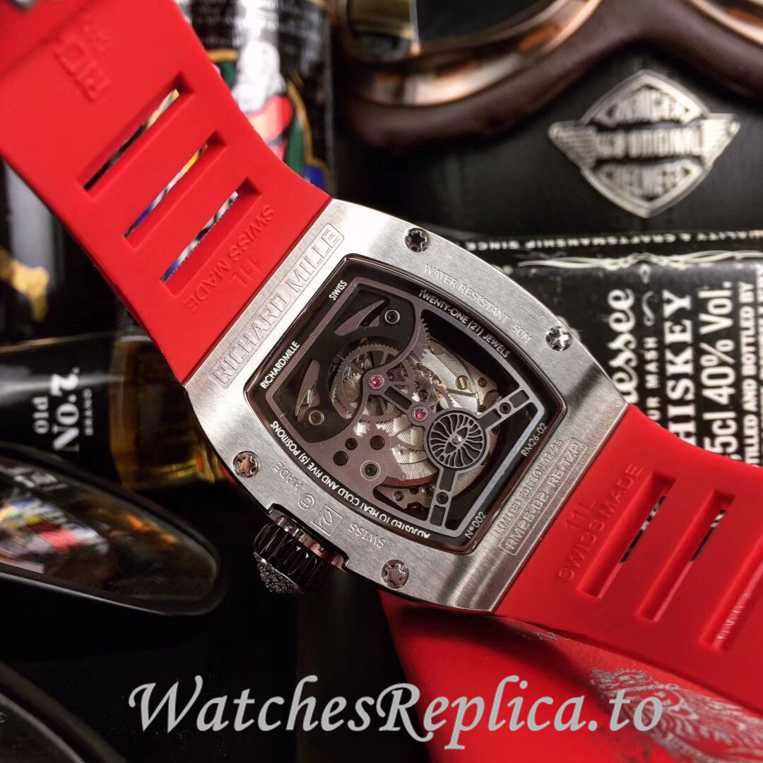 Richard Mille Replica RM23-02 Rubber strap 50MM - WatchesReplica.is