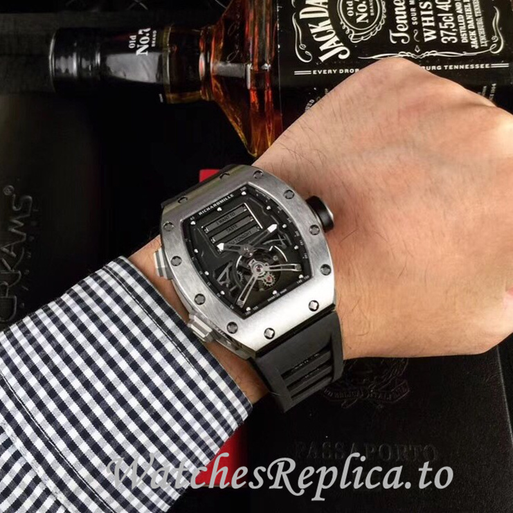 Richard Mille Replica RM69Ti Rubber strap 50MM - WatchesReplica.is