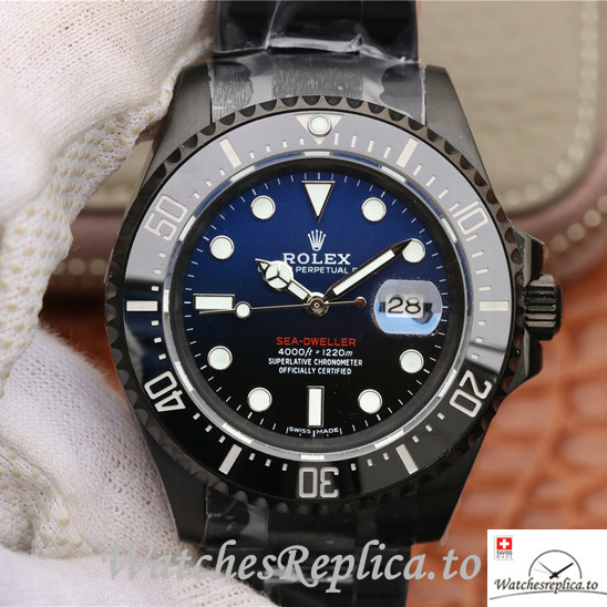 Swiss Rolex Sea Dweller 116660 Stainless steel strap 43MM - WatchesReplica.is