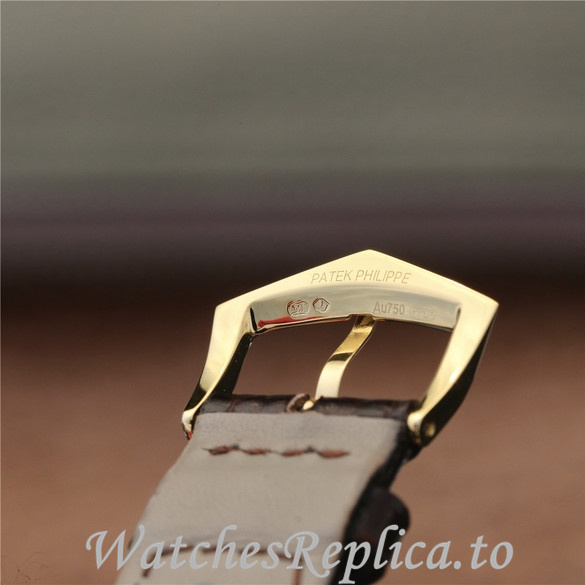 Patek Philippe Replica Calatrava 5227 Leather strap 39MM - WatchesReplica.is