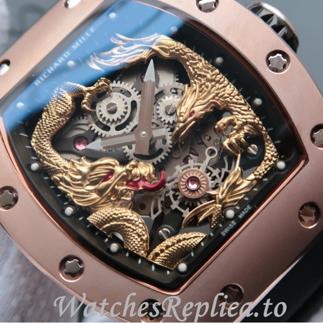 Richard Mille Replica RM57-01 Rubber strap 50MM - WatchesReplica.is