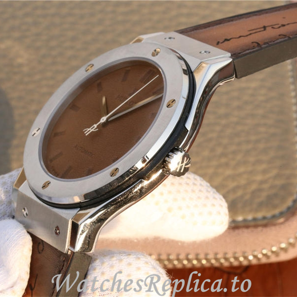 Hublot Replica 511.OX Leather strap 45MM - WatchesReplica.is