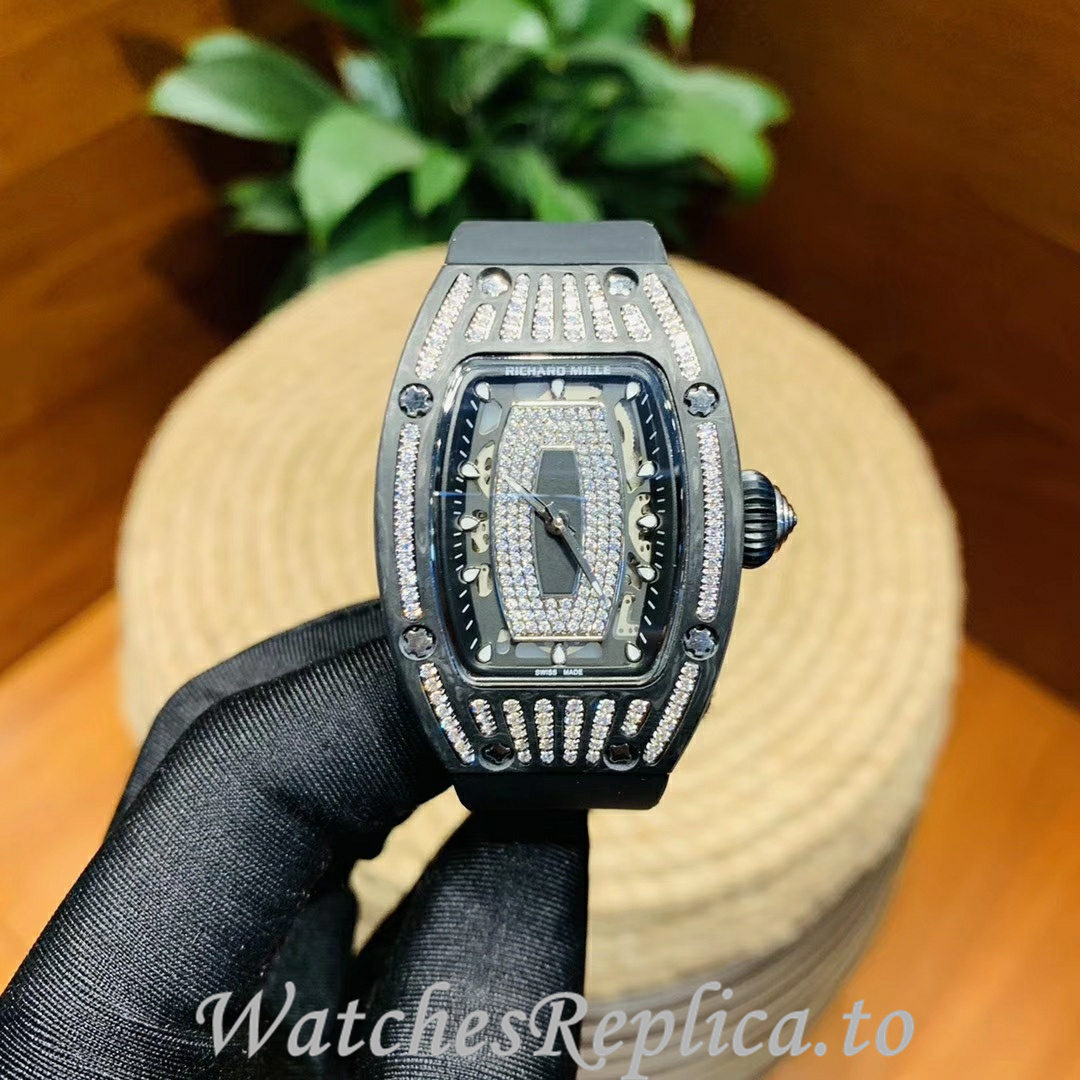 Richard Mille Replica RM007 Rubber strap 45MM - WatchesReplica.is
