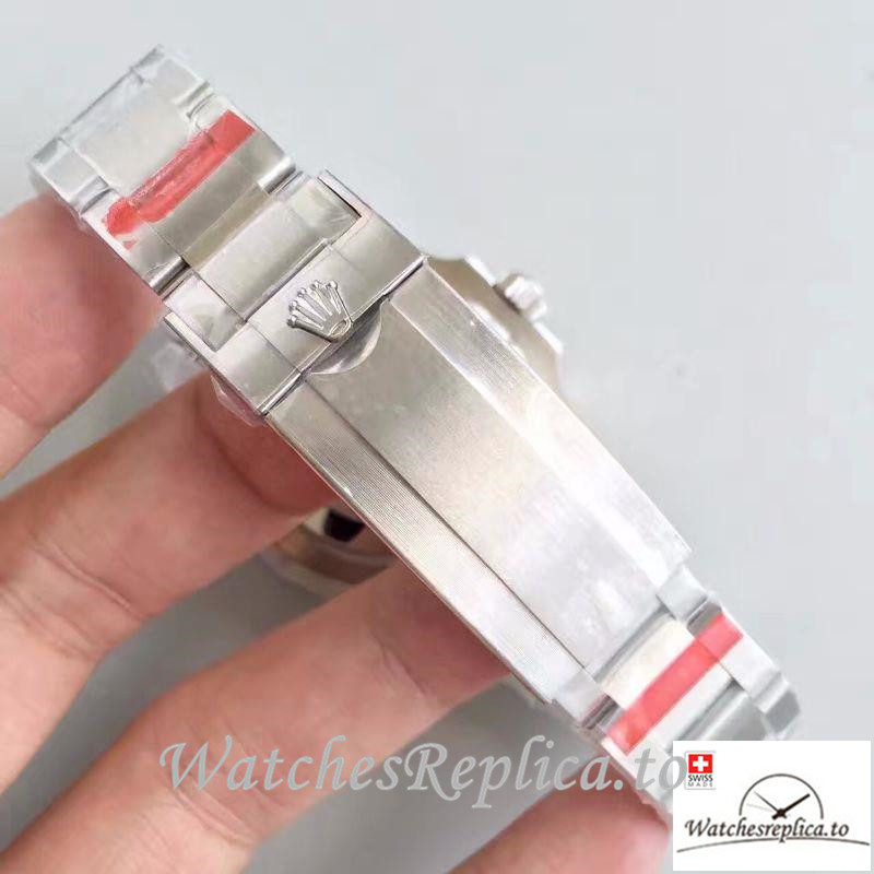 Swiss Rolex Submariner Date Replica 116610LV 002 Silver Strap 40MM - WatchesReplica.is