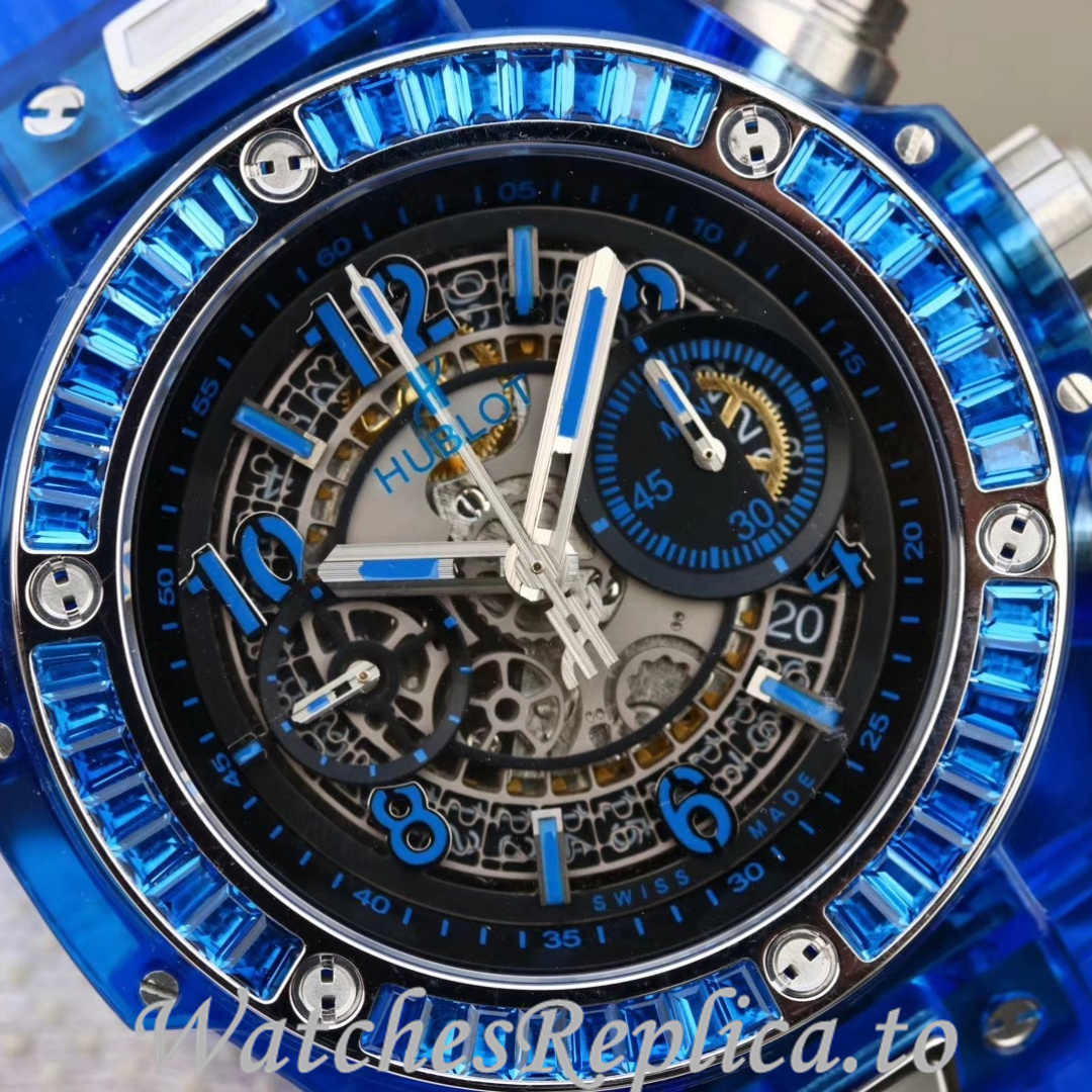 Hublot Replica 411.JX.4802.RT Rubber strap 45MM - WatchesReplica.is