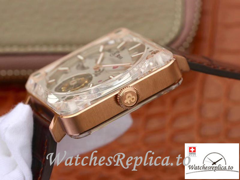 Swiss Bell & Ross Replica BR-X2 Brown Strap 42.5MM - WatchesReplica.is