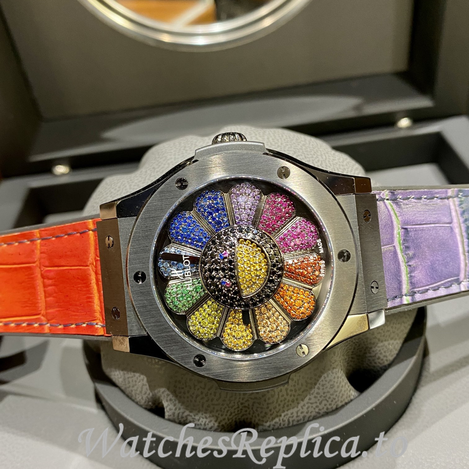 Hublot Replica 507.CX.9000.RX.TAK21 Rubber strap 45MM - WatchesReplica.is