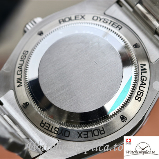 Swiss Rolex Milgauss 116400-GV-72400 Stainless steel strap 40MM - WatchesReplica.is