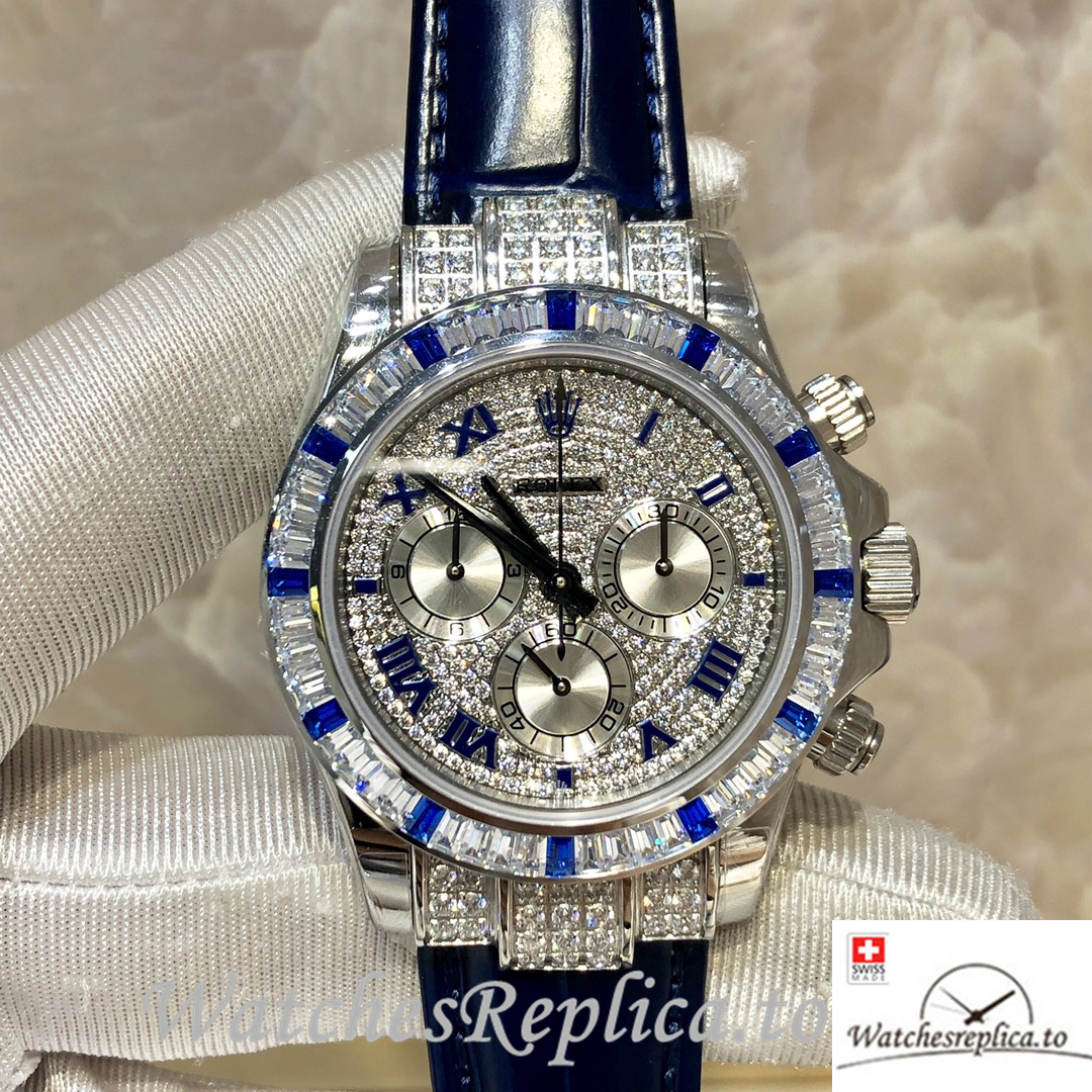 Swiss Rolex Daytona 116599 Replica Leather strap 40MM - WatchesReplica.is