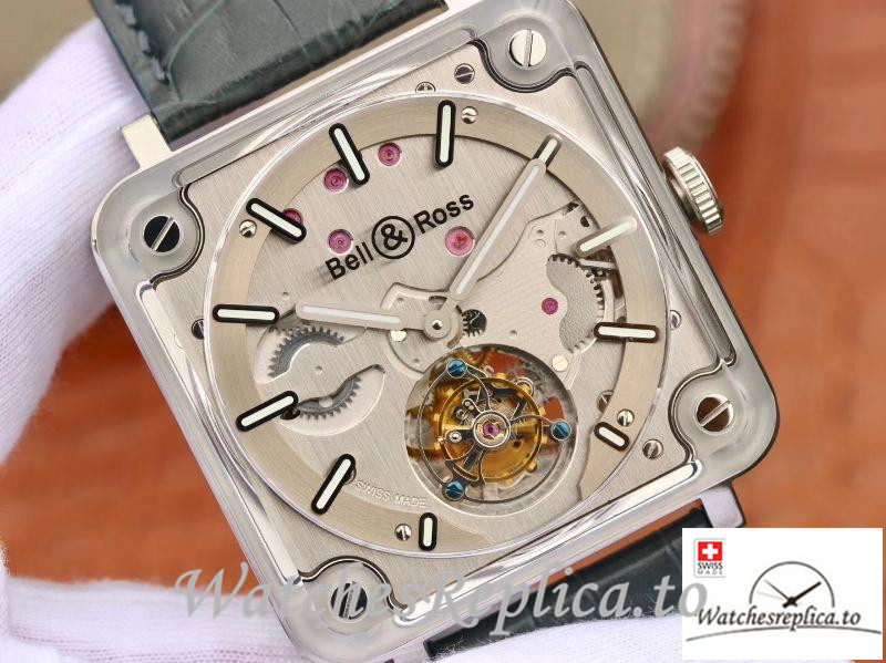 Swiss Bell & Ross Replica BR-X2 001 Black Strap 42.5MM - WatchesReplica.is