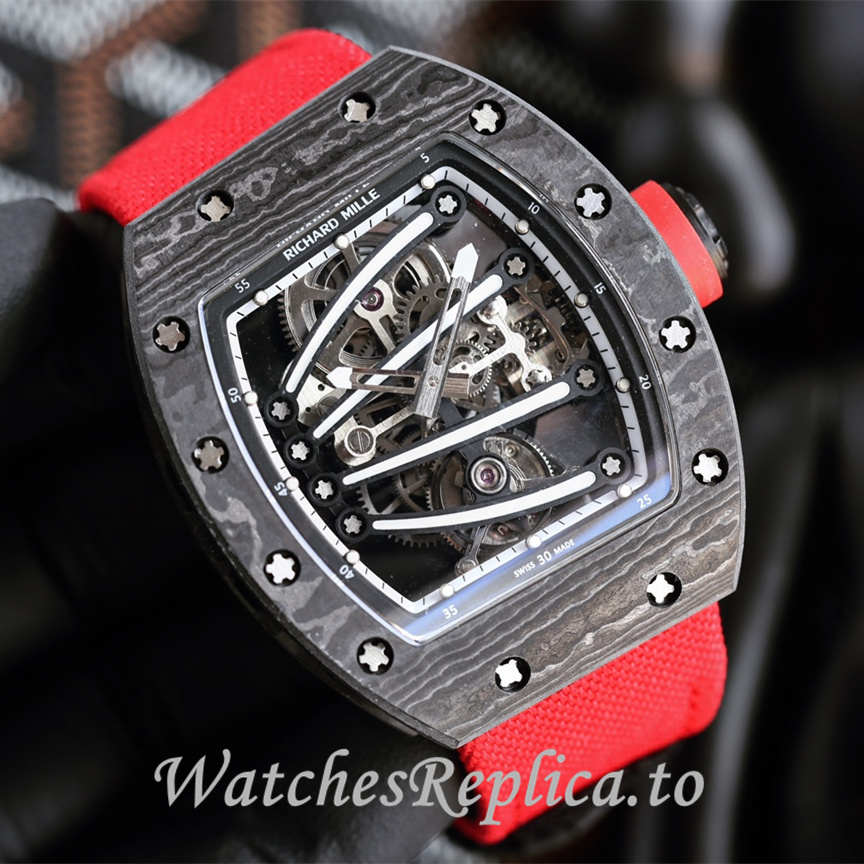Richard Mille Replica RM59-01 Canvas strap 50MM - WatchesReplica.is