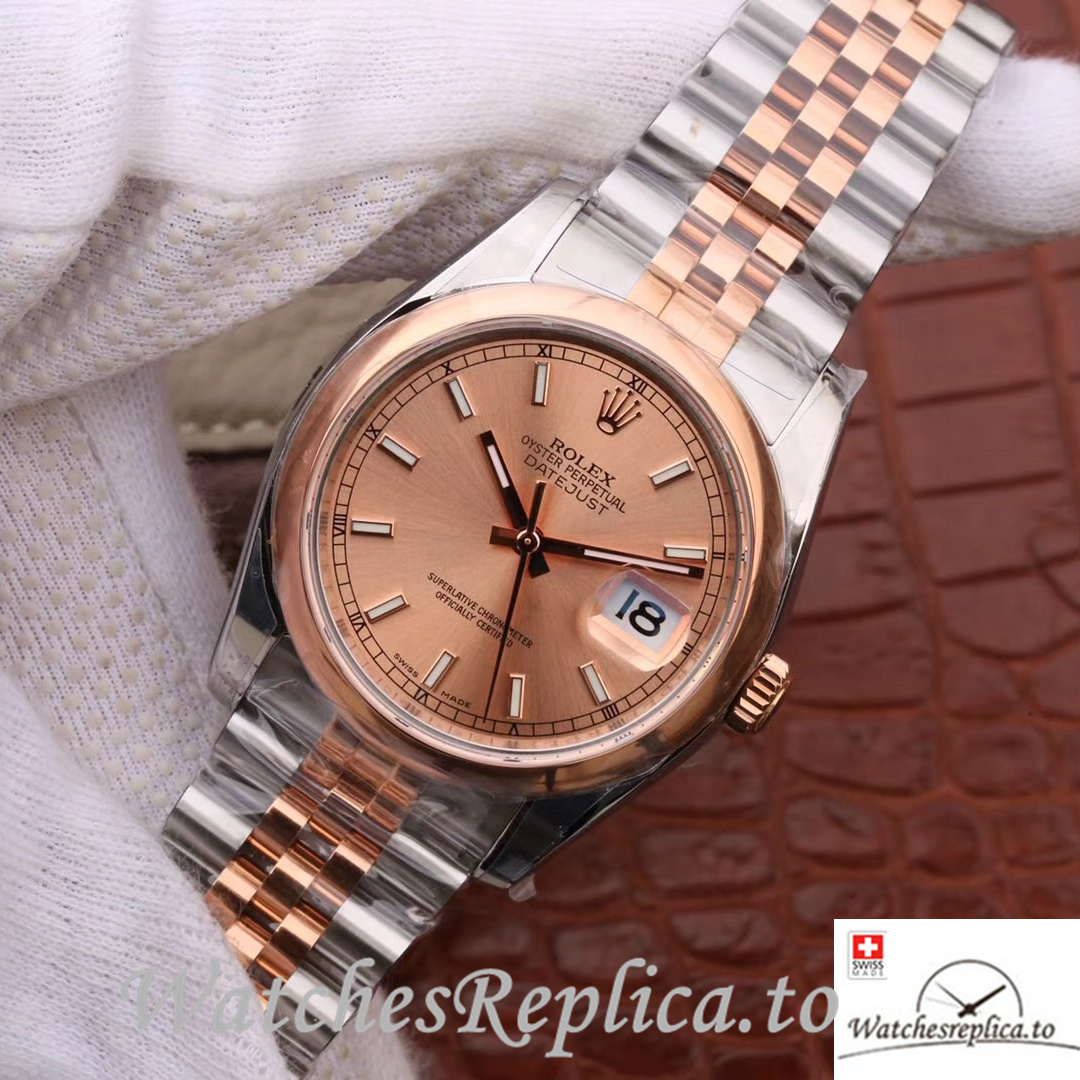 Swiss Rolex Datejust Replica 126201 Stainless steel strap 36MM - WatchesReplica.is