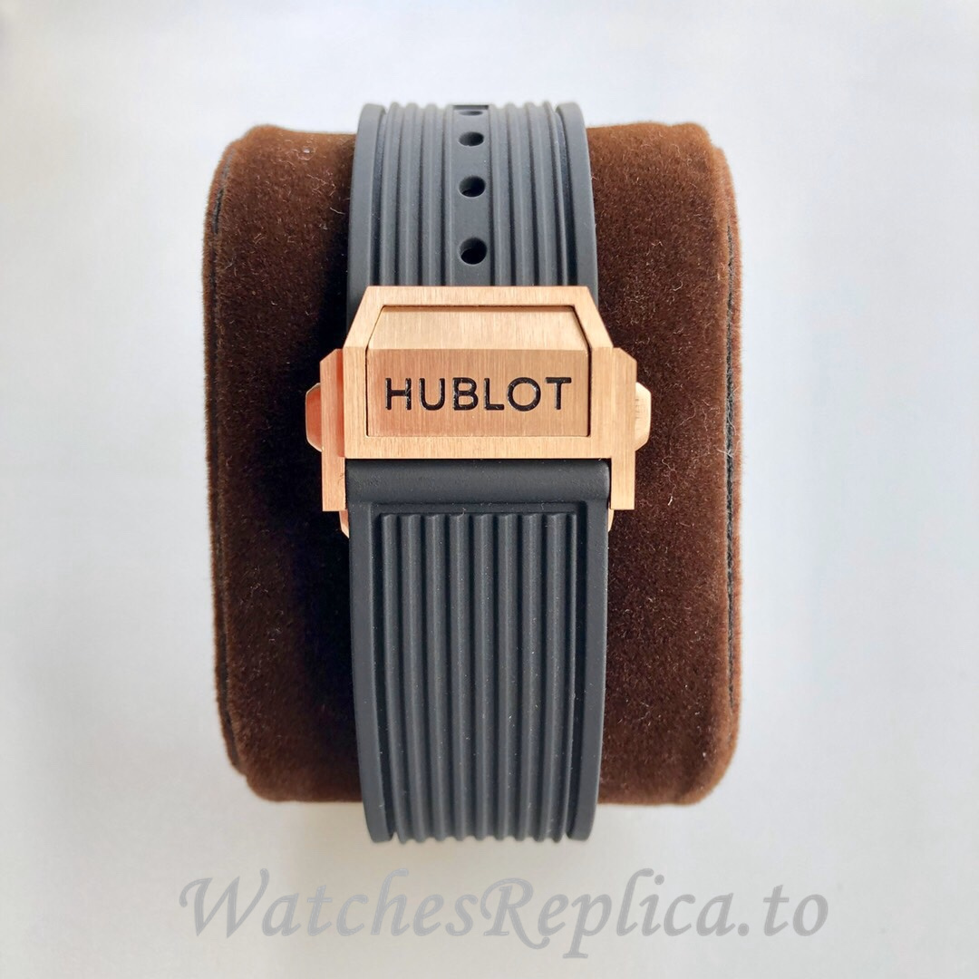 Hublot Replica Big Bang Gypsophila Chronograph v2 Rubber strap 45MM - WatchesReplica.is