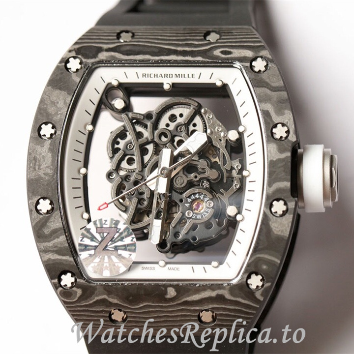 Richard Mille Replica RM055 Rubber strap 50MM - WatchesReplica.is