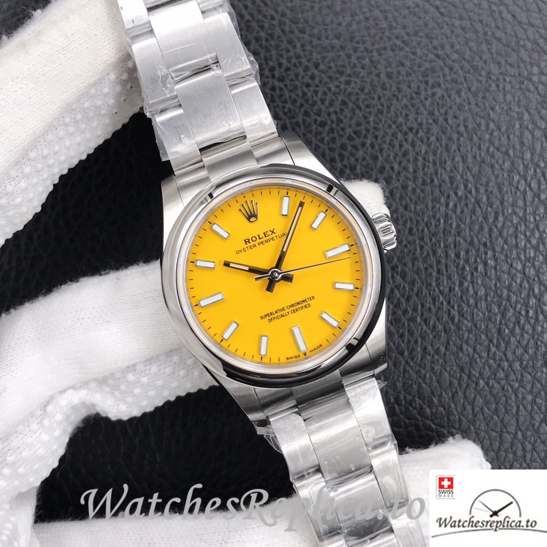 Swiss Rolex Oyster Perpetual Replica 277200 Stainless steel strap 31MM - WatchesReplica.is