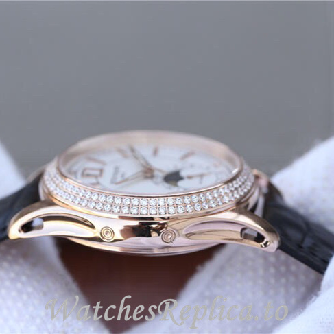 Patek Philippe Replica Complications 5205G-001 Leather strap 40MM - WatchesReplica.is