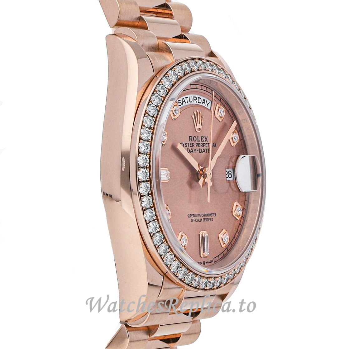 Replica Rolex Day Date 128345RBR 0009 36MM - WatchesReplica.is